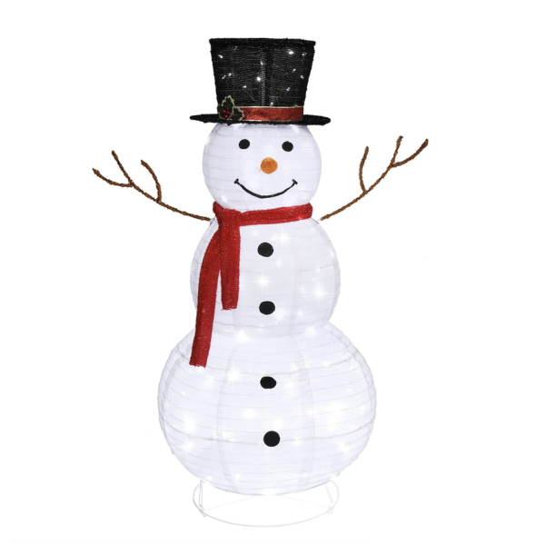 Christmas Snowman with lights